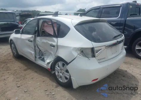 2008 Subaru Impreza 2.5I from USA, damaged, VIN JF1GH61658H819344